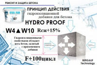 B-Isol Hydro Proof Добавка гидроизоляционная для бетона.