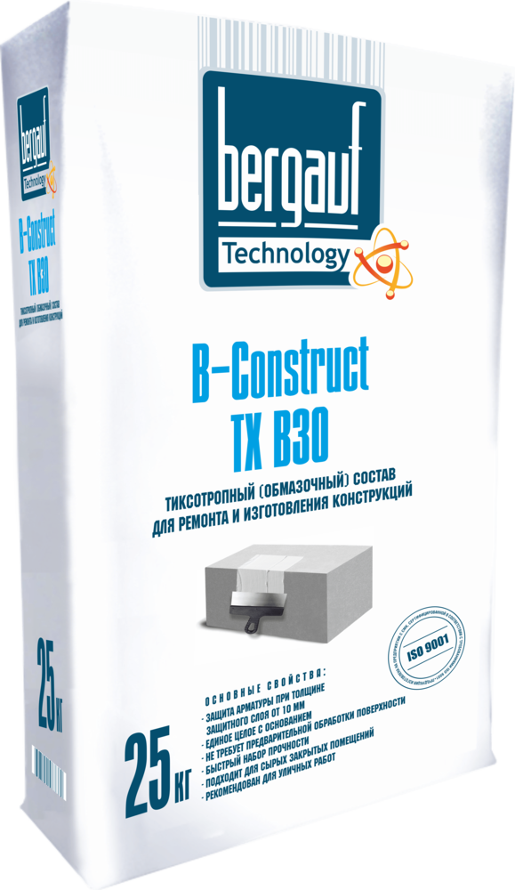 B-Construct TX B30 Тиксотропный ремонтный состав.