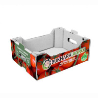 Ящик, коробка, лоток для овощей из пятислойного гофрокартона