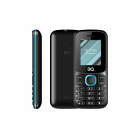 Кнопочный Телефон BQ 1848 STEP+ Чёрный/ Голубой