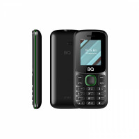Кнопочный Телефон BQ 1848 Step+ Чёрный/ Зелёный