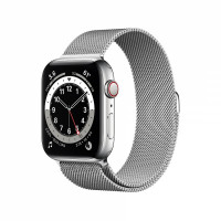 Умные часы Apple Series 6 44mm Milanese Серебристый