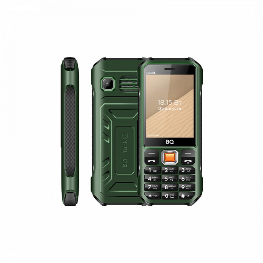 Купить Кнопочный Телефон BQ 2824 Tank T Dark Green в Ташкенте, (Арт:  1DO1EKS) - Tovar.uz