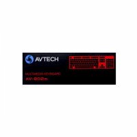 Клавиатура AVTECH AV-802M USB Multimedia