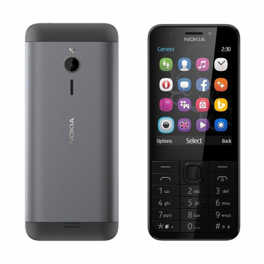 Купить Кнопочный Телефон NOKIA 230 2 SIM Чёрный в Ташкенте, (Арт: 1RE74JT)  - Tovar.uz