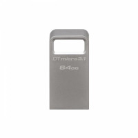 Флеш накопитель Kingston Micro DTMC3/64GB (Metall Tipe-A) 3.0/3.1-Mobile Zone