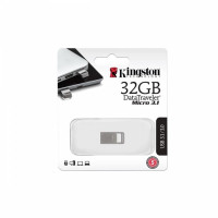 Флеш накопитель Kingston Micro DTMC3/32GB (Metall Tipe-A) 3.0/3.1-Mobile Zone