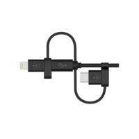 Кабеля, переходники, адаптары Belkin USB 2.0 Universal MicroUSB/USB-C/ Lightning Connectors, 1.2m