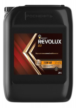 Всесезонное моторное масло Роснефть (Rosneft) Revolux D3 15W-40 канистра 20 л