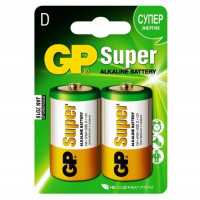 Батарейка GP Super Alkaline D 2шт