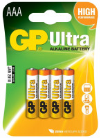 Батарейка GP ULTRA ALKALINE (LR03) 4*BL