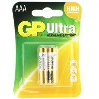 Батарейка GP ULTRA ALKALINE (LR03) AAA 2 в целофане