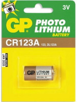 Батарейка GP Lithium FOTO 3.0V (CR123A) 1*BL