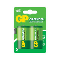 Батарейка GP GREENCELL 1.5V (R20) 2*BL