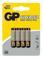 Батарейка GP SUPERCELL 1.5V (R03) AAA 4*BL
