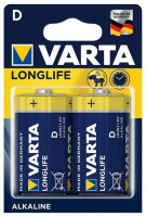 Батарейка VARTA LONGLIFE D/LR20 2шт