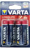 Батарейка VARTA LONGLIFE Max Power D 2шт
