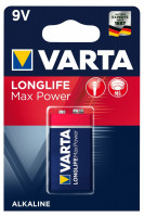 Батарейка VARTA LONGLIFE Max Power 9V Крона