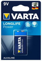 Батарейка VARTA LONGLIFE Power 9V Крона