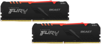 Оперативная память Kingston FURY Beast RGB 32 ГБ DDR4 3600Mhz