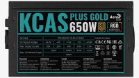 Блок питания AeroCool KCAS PLUS GOLD 650W ARGB