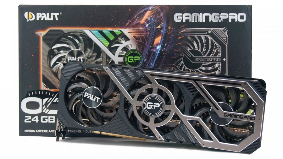 Купить Видеокарта Palit GeForce RTX 3090 GamingPro OC 24GB в