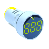 Индикатор значения напряжения желтый AD101-22VM 20-500VAC (22мм)