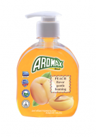 Антибактериальное жидкое мыло "AROMAX" с ароматом персика Объем 300 мл.