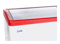 Ларь морозильный ЛВН 500 Г Eletto (CF 500 CE) 5 корзин (красный)