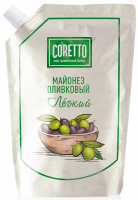 Майонез оливковый "CORETTO" 50% 400гр