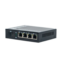 Медиаконвертер 4 порта 100/1000-Base-T / 1000Base-FX с SFP-портом