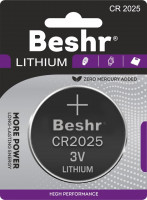 "CR 2025" Батарейки от "BESHR"