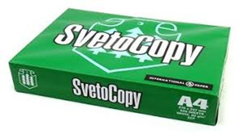 Бумага Svetocopy A4, пл.80гр/м2, 1пач./2,5 кг