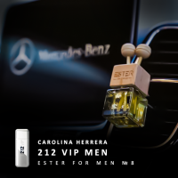 Ароматизатор для авто ESTER #8 c ароматом CAROLINA HERRERA 212 VIP MEN