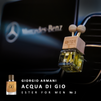Ароматизатор для авто ESTER #2 c ароматом GIORGIO ARMANI ACQUA DI GIO