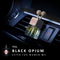 Ароматизатор для авто ESTER #5 c ароматом YSL BLACK OPIUM
