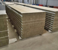 80 mm devor paneli, bazalt izolyatsiyasi bilan
