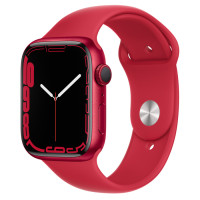 Умные часы Apple Watch Series 7 45mm Aluminium with Sport Band, красный