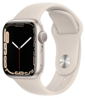 Умные часы Apple Watch Series 7 41mm Aluminium with Sport Band, cияющая звезда