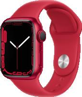 Умные часы Apple Watch Series 7 41mm Aluminium with Sport Band, красный