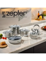 Набор кухонной посуды Zepter: сковородка, кастрюли и чайник