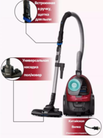 Мощный безмешковый пылесос Philips FC8632, 2000 Вт