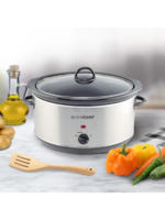 Медленноварка с эффектом русской печи ENDEVER VITA-112, керамическая чаша на 4,5 литров, 280 Вт