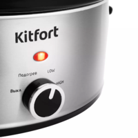 Sekin pishirgich Kitfort KT-207, 200 Vt quvvatga ega, qozon hajmi — 3,5 litr