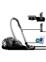 Philips XD8022 changyutgichi, allergiyasi borlar uchun, jim ishlaydi, TriActive Pro nasadkali, xaltali, 4 litr