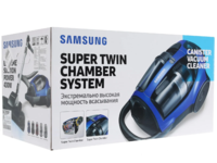Samsung 885F changyutgich — 2200 Vt, 2 l konteyner, HEPA filtri, turbo cho‘tka, Twin Chamber