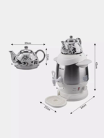 Электрический самовар Haeger HG-7115 с керамическим чайником