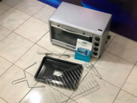 Konveksiya, grill va mexanik boshqaruvga ega 30 litrli DUMAS mini-pechi