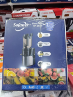 Соковыжималка шнековая Sofaner SF-2834, медленная скорость вращения 75 RPM