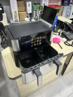 Аэрогриль электрический, 12 в 1, фритюрница для готовки без масла, 12 л, 3000Вт